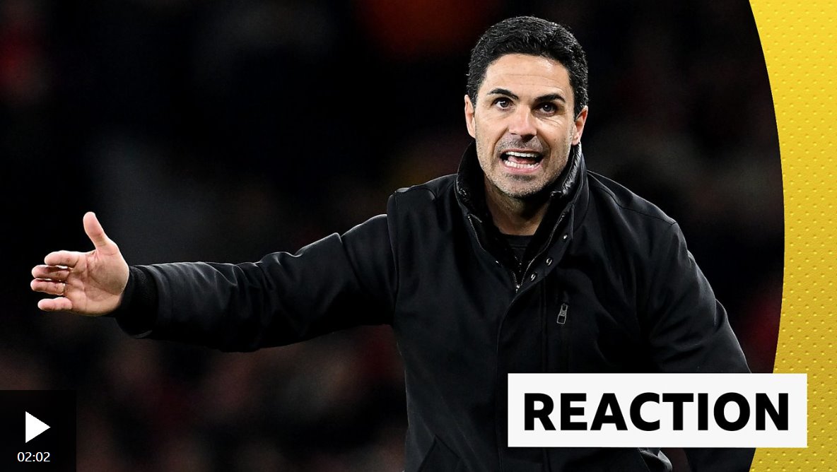 &ldquo;如果這是點球，那么奧布萊恩應(yīng)該下場&rdquo;&mdash;&mdash;阿爾特塔