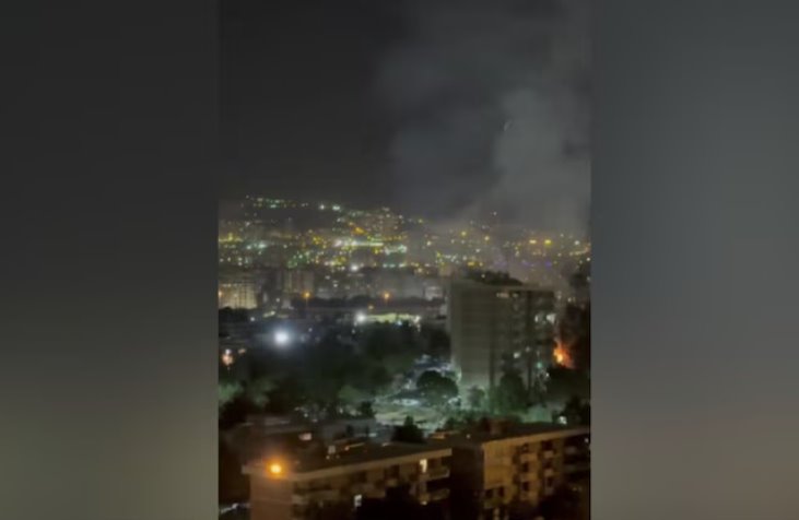 以色列對(duì)伊朗發(fā)動(dòng)襲擊現(xiàn)場(chǎng)畫(huà)面曝光