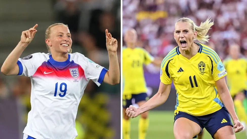 英格蘭將在四分之一決賽中對(duì)陣瑞典