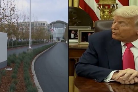 特朗普宣布蘋果將向美國制造業(yè)再投資1000億美元