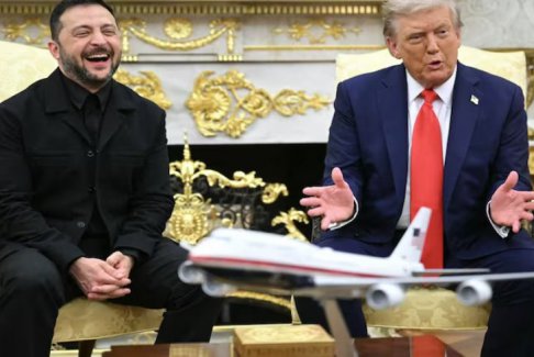 特朗普在記者面前稱贊澤連斯基“棒極了”