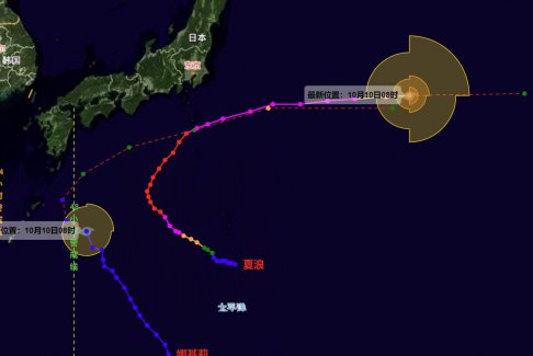 第23號臺風娜基莉?qū)刂輿]有影響