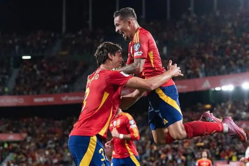 歐洲世界杯預(yù)選賽西班牙2-0格魯吉亞