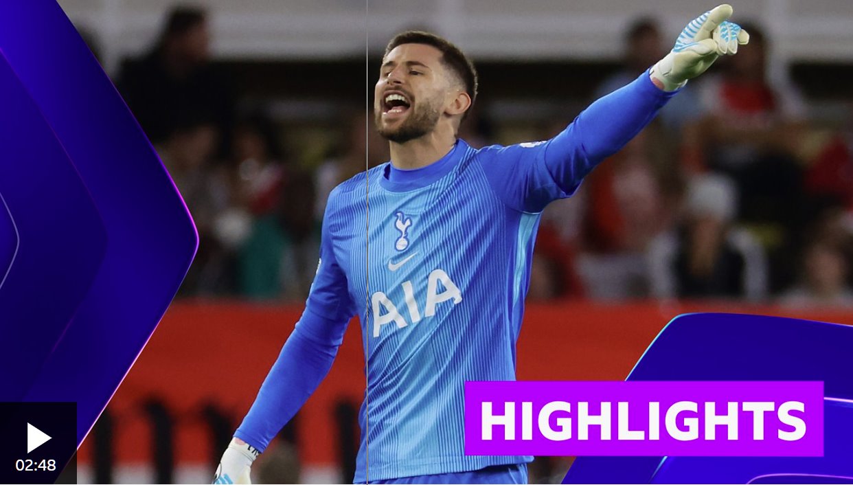 維卡里奧在摩納哥的比賽中表現(xiàn)出色，撲出了必進(jìn)球。