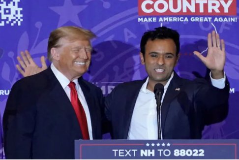 特朗普力挺維韋克·拉馬斯瓦米競(jìng)選俄亥俄州州長(zhǎng)