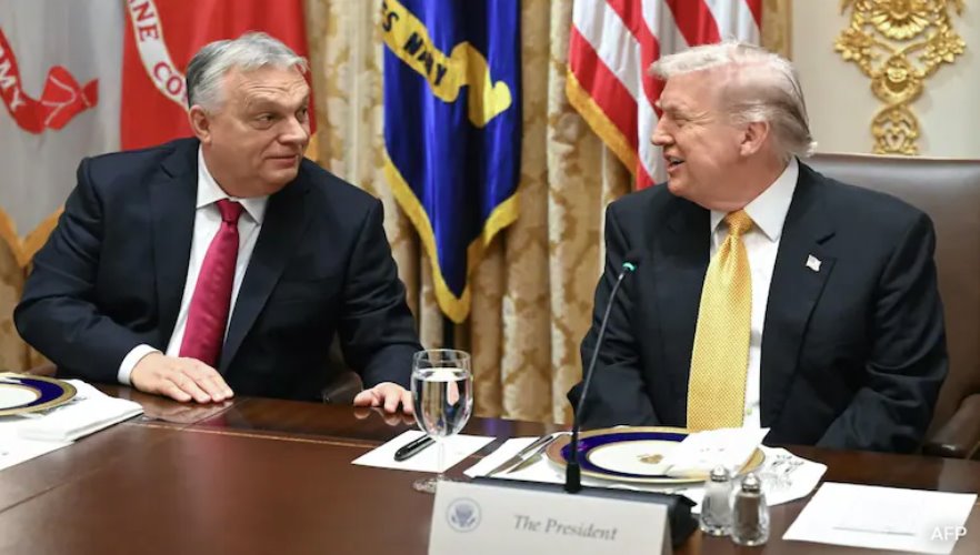 美國總統(tǒng)唐納德&middot;特朗普和匈牙利總理維克托&middot;歐爾班周五在白宮舉行會晤