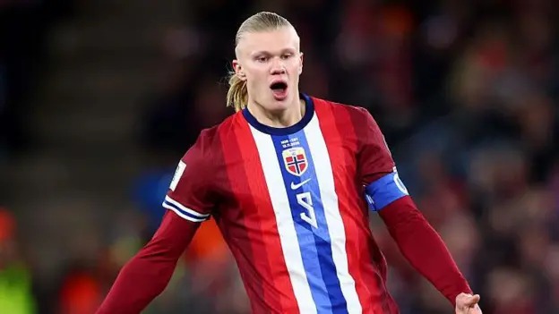 曼城球員埃爾林&middot;哈蘭德即將迎來他的首屆世界杯之旅