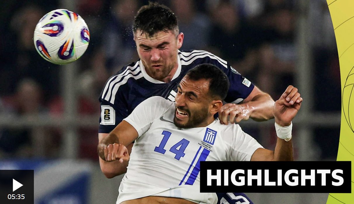 蘇格蘭對(duì)希臘精彩集錦