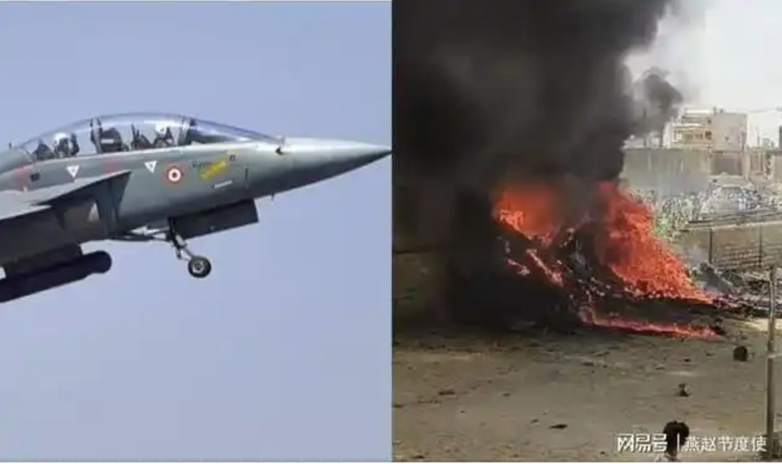 印度國產(chǎn)光輝戰(zhàn)機在迪拜航展墜毀