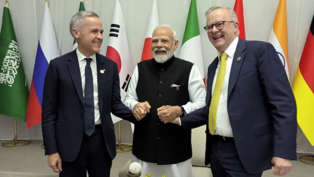 莫迪宣布與澳大利亞和加拿大建立新的三邊伙伴關(guān)系