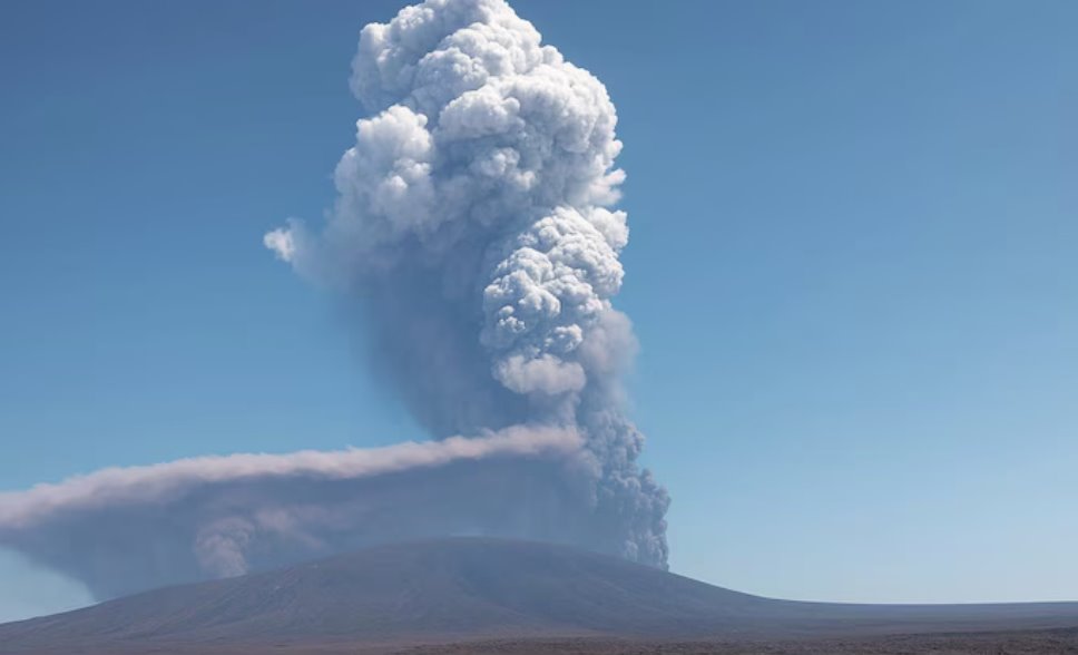 埃塞俄比亞的海利古比火山在12,000年后噴發(fā)