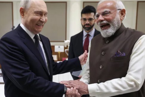 莫迪與普京峰會設定2030年貿易目標