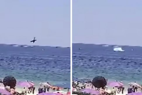 巴西一架小型飛機墜海飛行員遇難