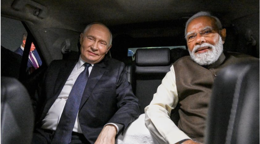 《紐約時(shí)報(bào)》強(qiáng)調(diào)了莫迪總理親自接見(jiàn)普京的象征意義