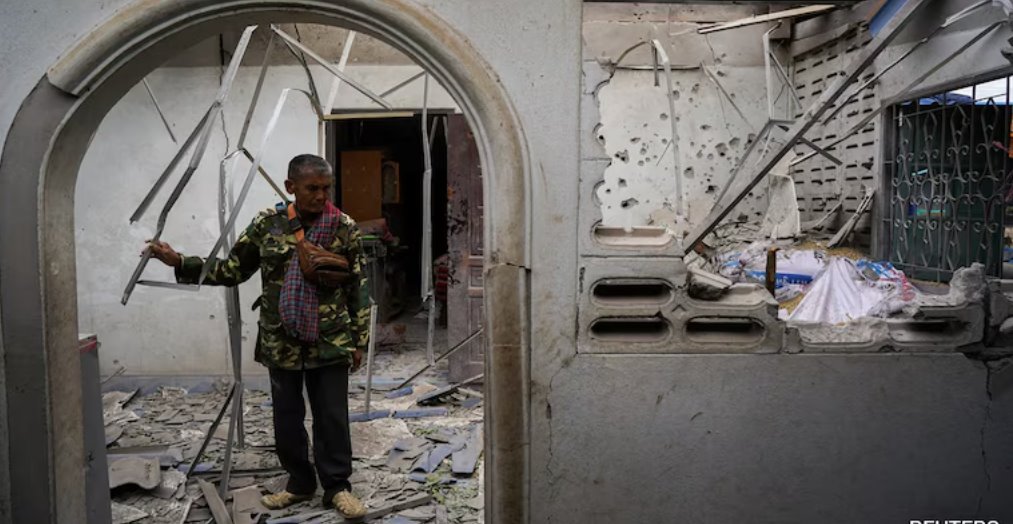 柬埔寨內(nèi)政部表示，超過51.8萬人正在遭受苦難。