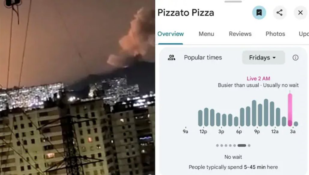 美國襲擊委內(nèi)瑞拉：五角大樓附近披薩訂單再次激增