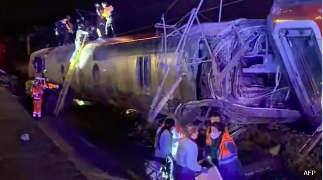 西班牙高鐵事故死亡人數(shù)升至39人