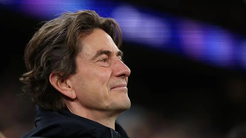 托特納姆熱刺隊主教練托馬斯&middot;弗蘭克在球隊歐冠戰(zhàn)勝多特蒙德后發(fā)表講話