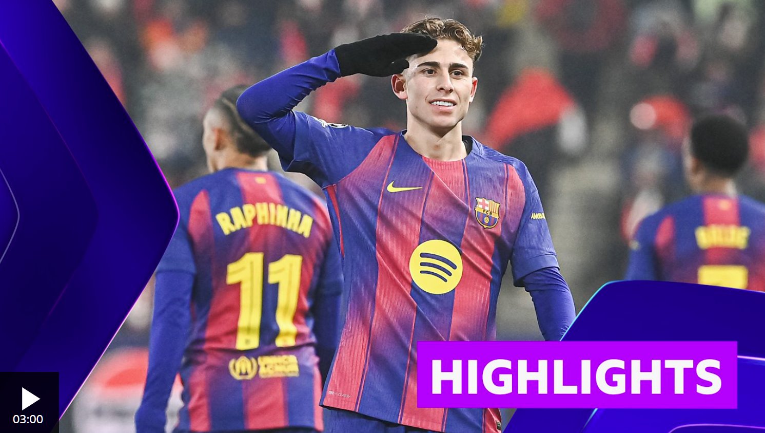 洛佩茲的精彩表現(xiàn)幫助巴塞羅那在六球大戰(zhàn)中擊敗布拉格