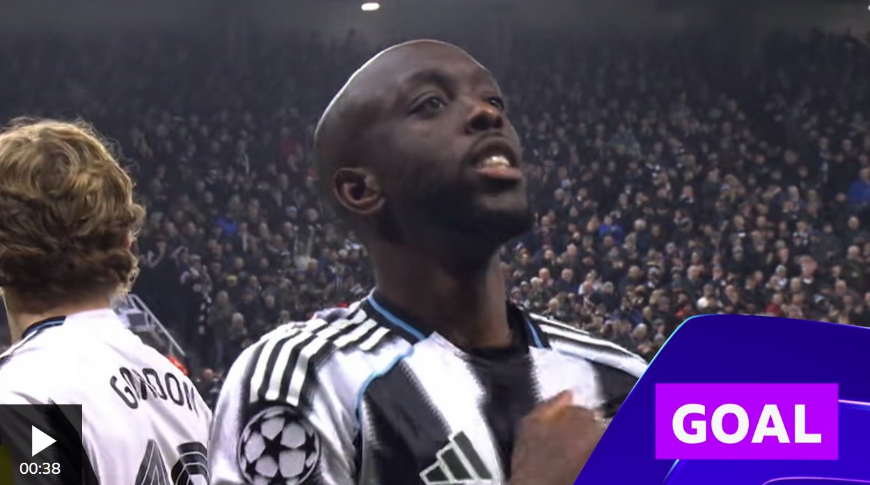 維薩攻入紐卡斯?fàn)柭?lián)隊(duì)首粒歐冠進(jìn)球