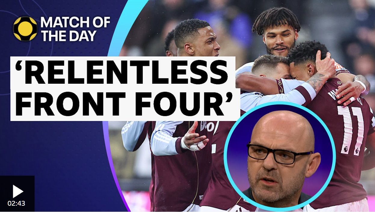 墨菲表示，維拉前場(chǎng)四人組&ldquo;很難對(duì)付&rdquo;。