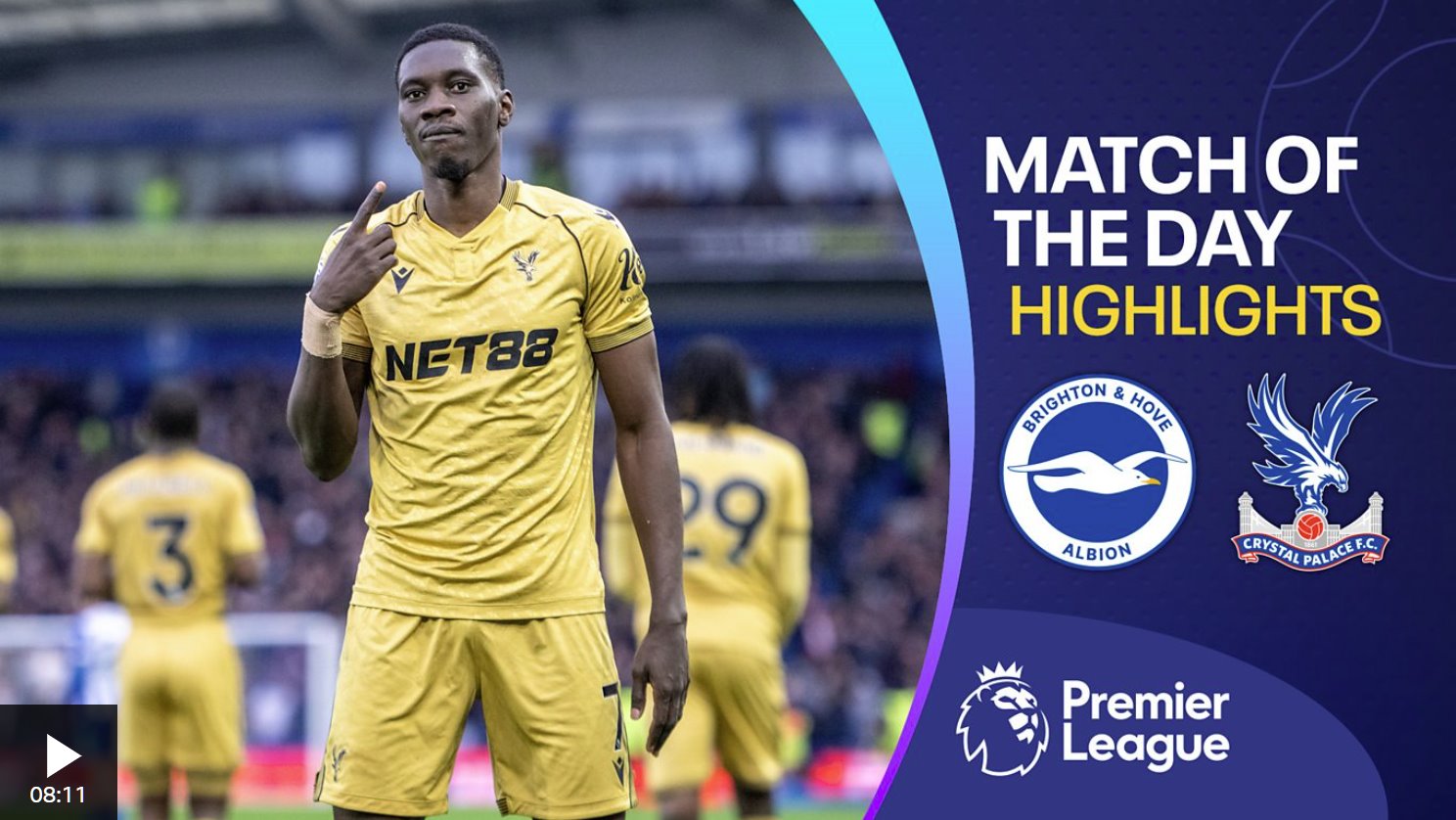 伊斯梅拉&middot;薩爾的賽季第10粒進球終結(jié)了水晶宮的連敗紀錄