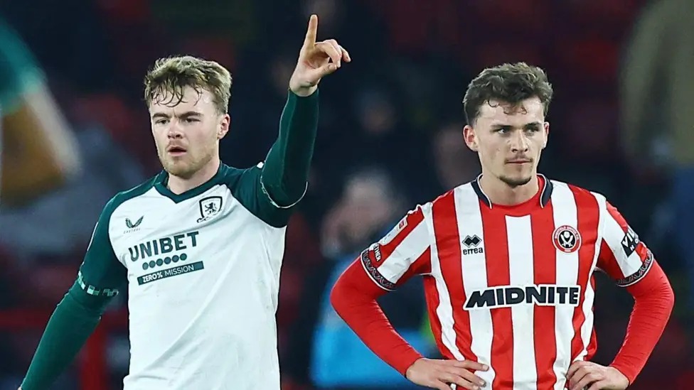 湯米&middot;康威在本賽季米德爾斯堡對(duì)陣謝菲爾德聯(lián)的兩場(chǎng)勝利中都有進(jìn)球