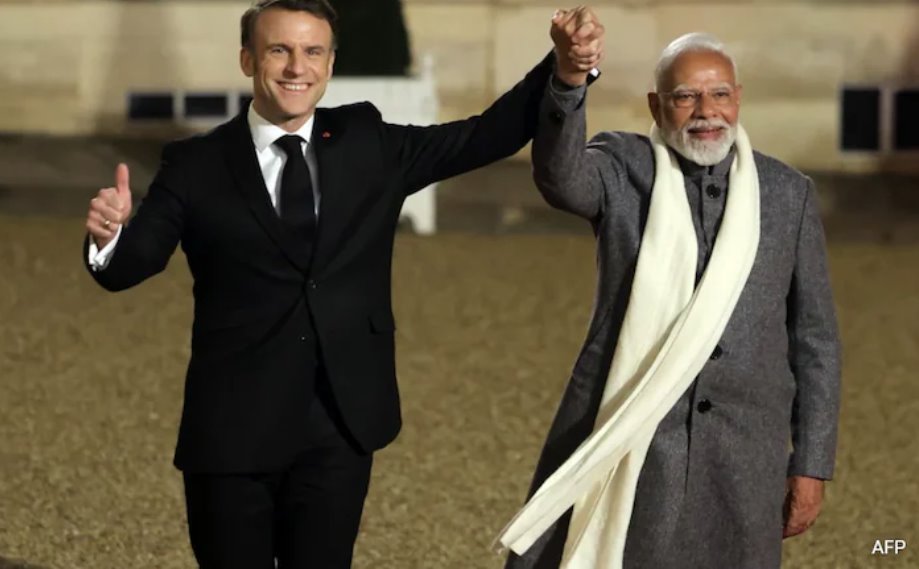 這將是馬克龍應(yīng)印度總理莫迪的邀請(qǐng)第四次訪問印度