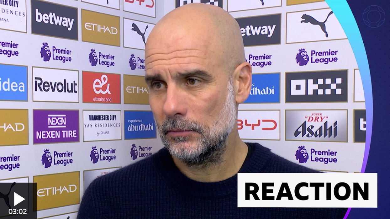 瓜迪奧拉告訴球隊(duì)喝雞尾酒放松一下，因?yàn)槁钦虬⑸{施加壓力。