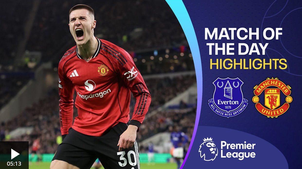 替補奇兵塞斯科助曼聯(lián)客場1-0戰(zhàn)勝埃弗頓