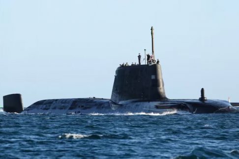 英國核動力潛艇抵達阿拉伯海
