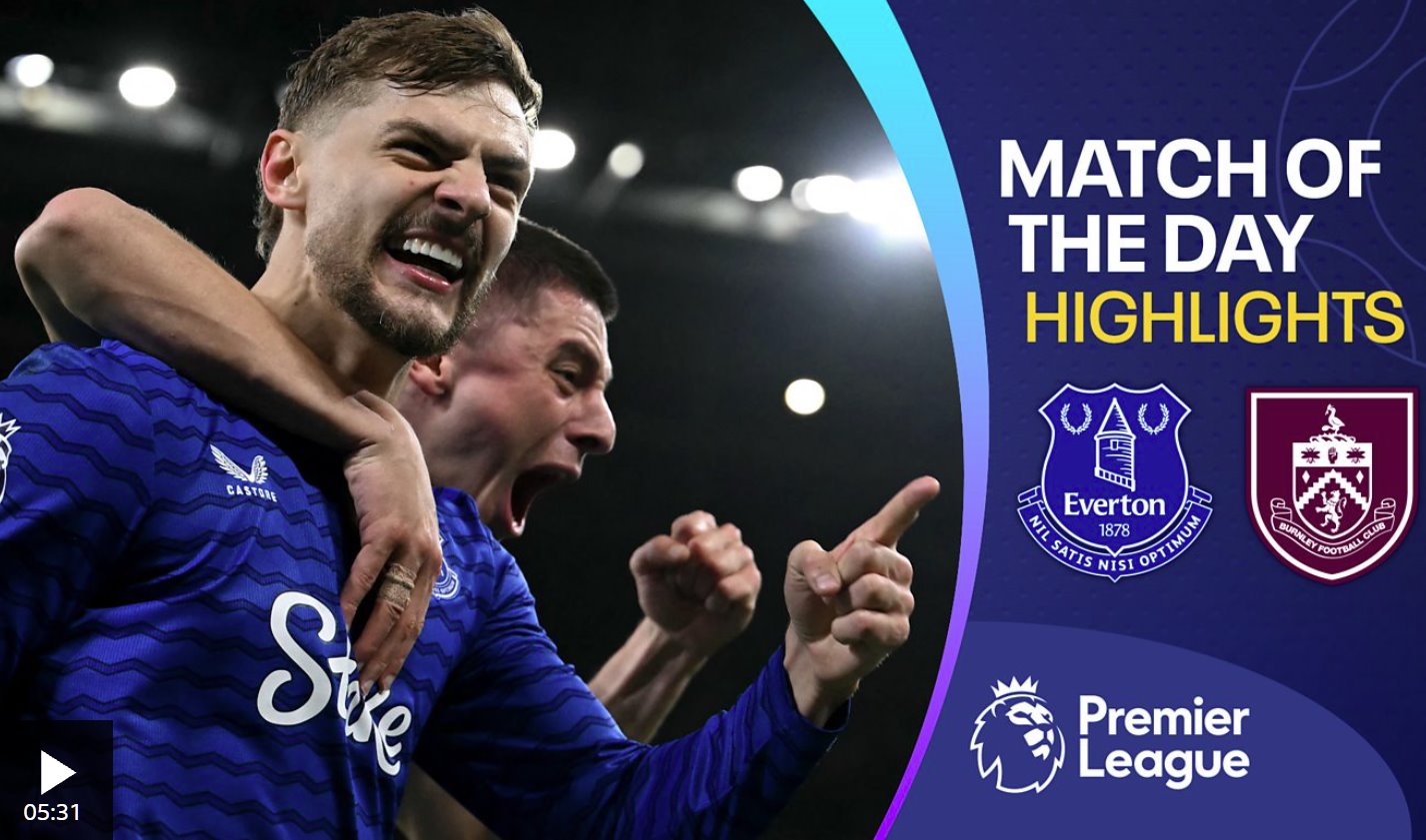 埃弗頓擊敗伯恩利，取得2026年主場首勝。