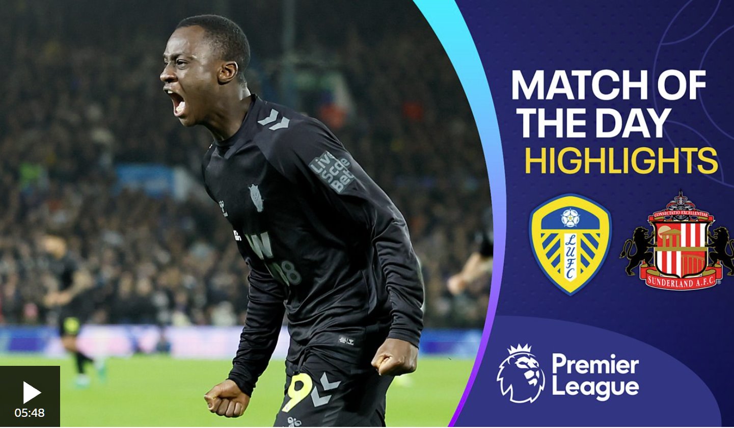 桑德蘭在利茲聯(lián)下半場送出點球后取得勝利