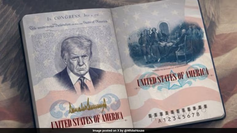 特朗普將把自己的照片印在美國護(hù)照上